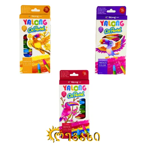 ფერადი პასტელი (12 ფერი) OIL PASTEL 