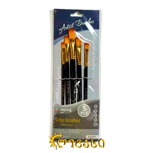 სამხატვრო ფუნჯების ნაკრები (5 ცალი) Artist Brush