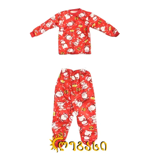 თოვლის ბაბუს ფორმა 3 დან 5 წლამდე