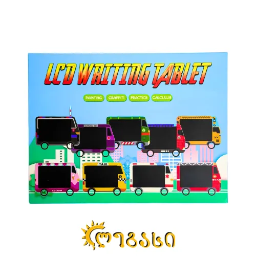 საწერი ციფრული დაფა LCD WRITING TABLET 20X30 სმ