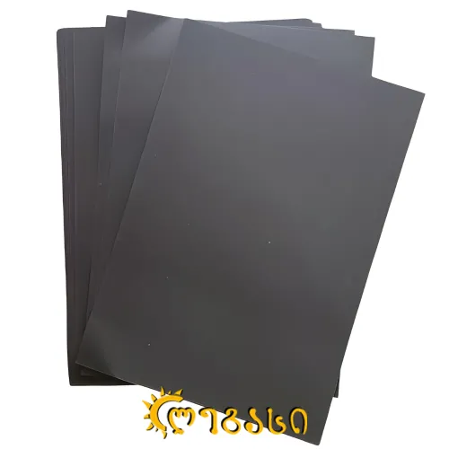 ფერადი ქაღალდი 70*50სმ (შავი)