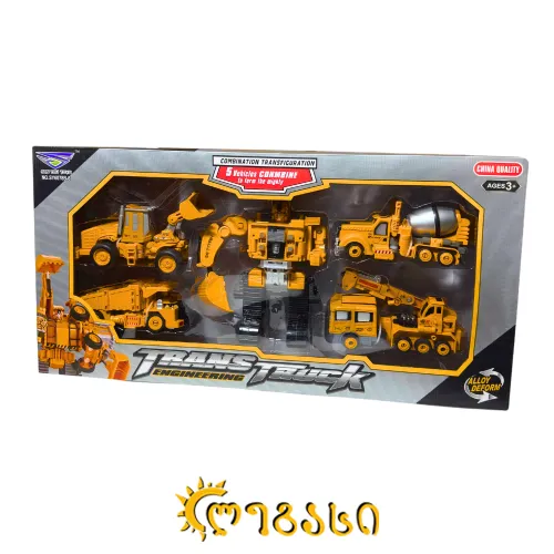 სამშენებლო მანქანების ნაკრები TRANS TRUCK ENGINEERING 