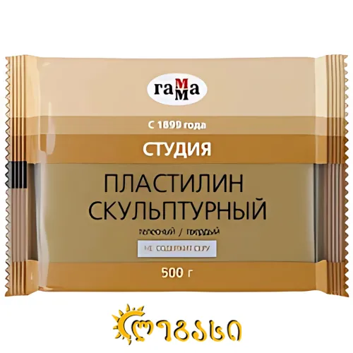 პლასტელინი პროფ. Гамма  0.5კგ ТЕЛЕСНЫЙ М