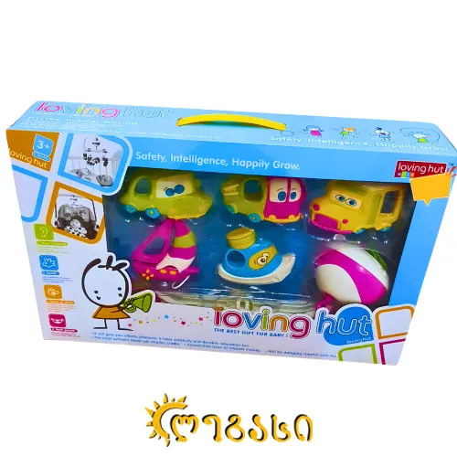  სათამაშო ჩვილი ბავშვისთვის ჩამოსაკიდი რბილი (მუსიკალური)