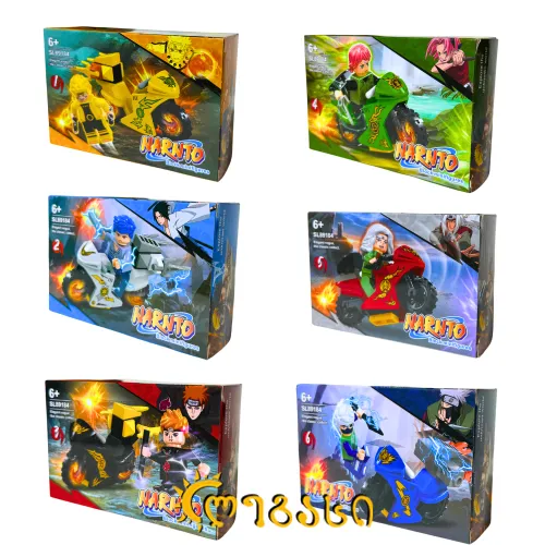 ასაწყობი სათამაშოები - "ნარუტოს" პერსონაჟები NARUTO: BLOCK MINIFIGURES