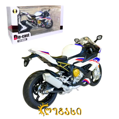 საკოლექციო რკინის მოტოციკლი DIE-CAST 1:19 SCALE