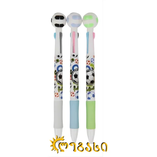 საწერი კალამი ლურჯი 3-ფ.