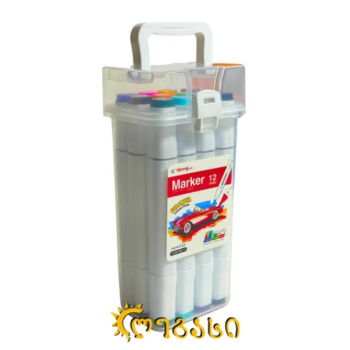 სკეჩ მარკერები (12 ფერი)