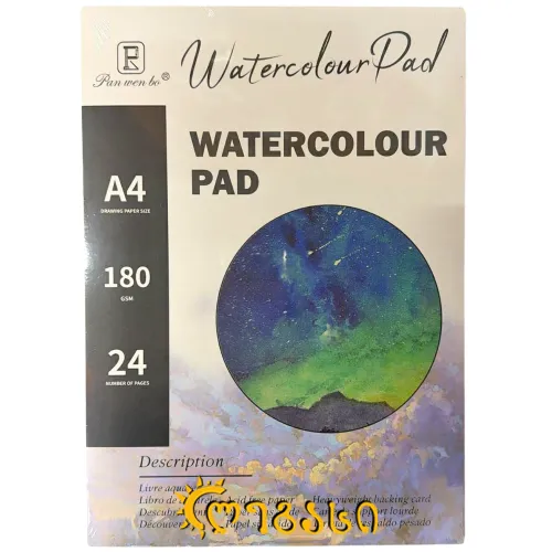 სახატავი რვეული წყლის საღებავის ა4 24ფურც.