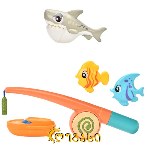 სათამაშო ანკერი თევზებით ჩვილი ბავშვისთვის 3 თვიდან