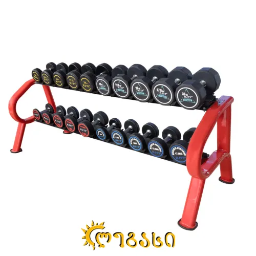 სავარჯიშო ჰანტელი სტენდით HJ-A059-15KG   (ცალი)