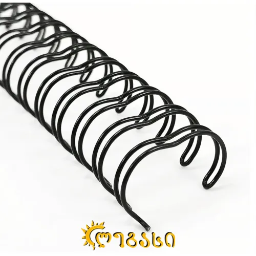 რვეულის ზამბარა პლასმასის 2-ფერი ზომა 100-ც.ზომა 14