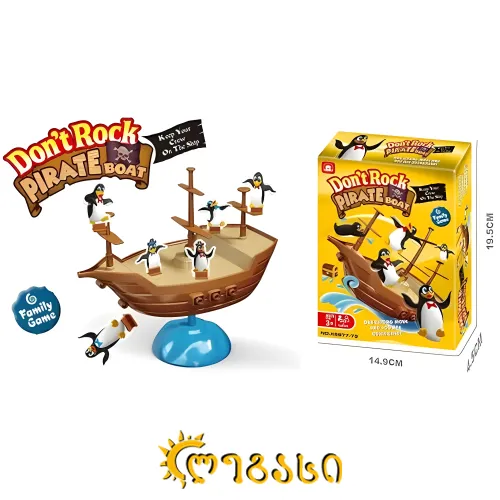 სამაგიდო თამაში DON'T ROCK PIRATE BOAT