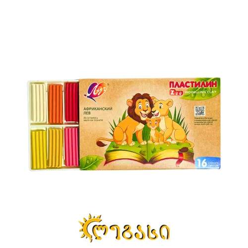პლასტელინი (16 ფერი)
