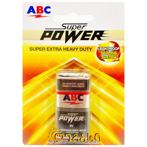 ABC 9V 1ც. BLISTER SUPER EXTRA HD ბატარეა (12)