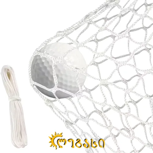 ფეხბურთის ბადე აბრეშუმის 7.3X2.4 წყვილი