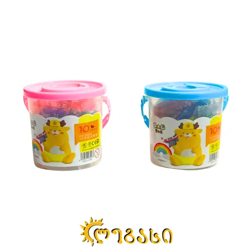 პლასტელინი PLAY DOUGH (10 ფერი)