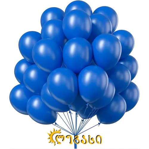 გასაბერი ბუშტი 100ც (ლურჯი)